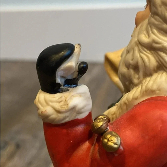 Partylite | Porcelain Santa Checking his List Tea light/ Votive Holder - Picture 4 of 7